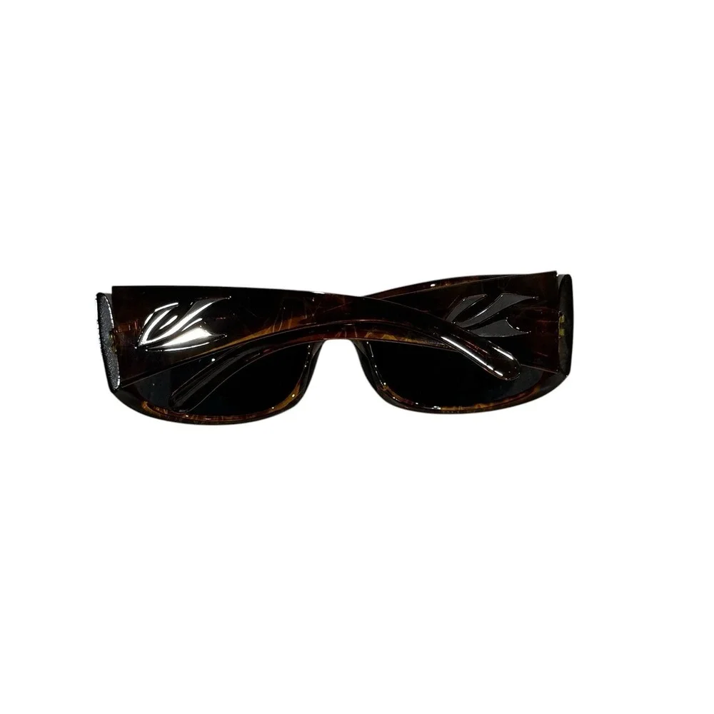 Kaenon NEW Tortoise Brown Polarized Full Rim Jetty Wrap Rectangular Sunglasses